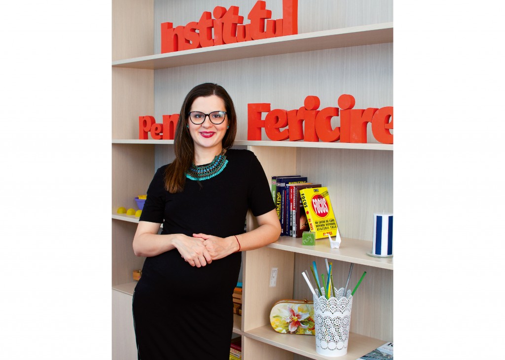 Mălina Ana Chirea promovează bucuria la Institutul pentru Fericire