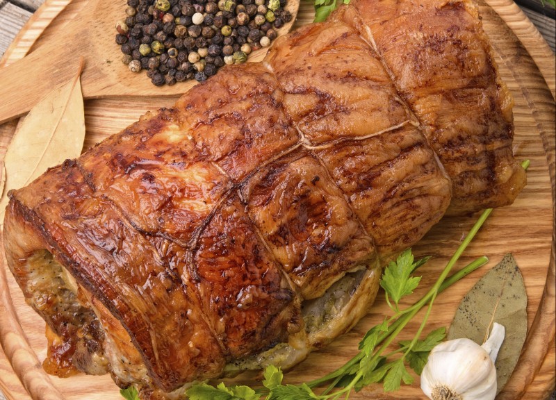 Piept de porc la cuptor