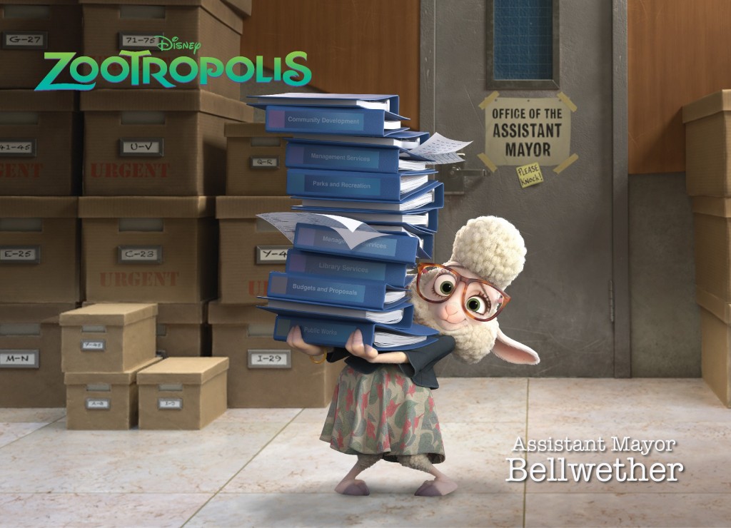 Zootropolis - Assistent Mayor Bellwether