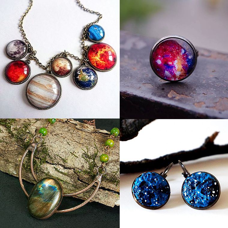 Poza 2 - bijuterii handmade, bijuterii galaxie, cumpara online de pe Breslo.ro