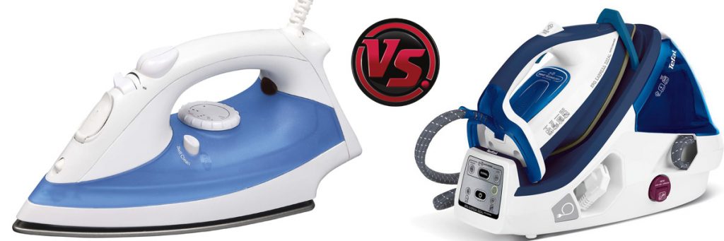 Fiare de călcat vs. Staţii de călcat