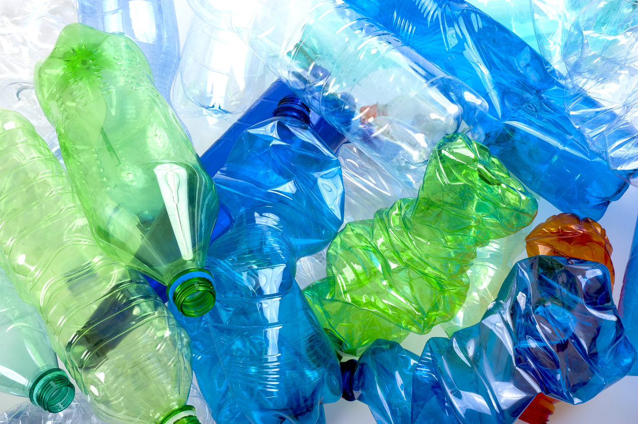 sticle de plastic