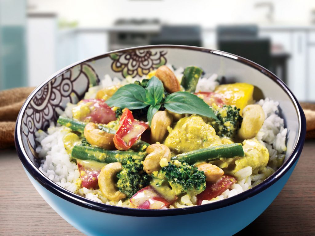 Curry cremos cu Cashew (rețetă vegană)