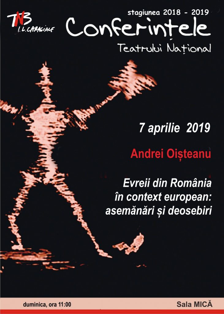 Conferință TNB – Evreii din România în context european: asemănări și deosebiri