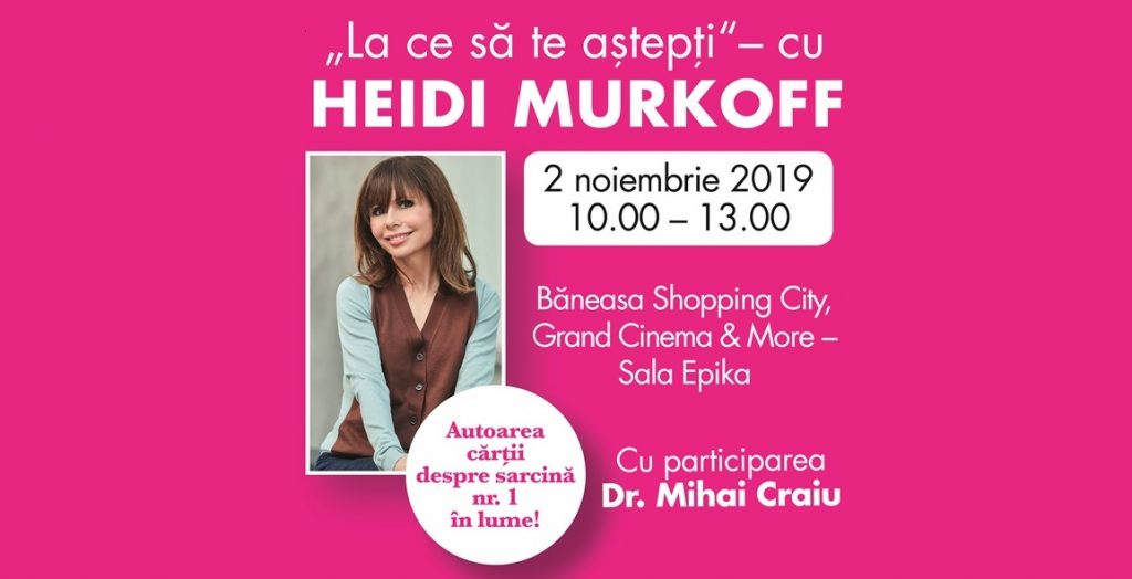 Heidi Murkoff, autoarea „Bibliei Sarcinii”, vine în România!