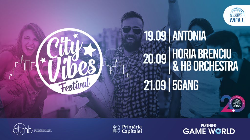 (P) Cei mai în vogă artiști români vin la City Vibes Festival @București Mall-Vitan