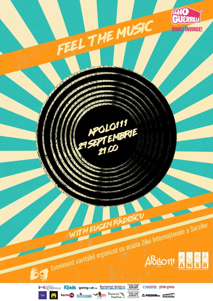 Prima petrecere pentru persoane cu deficiențe de auz va avea loc în București