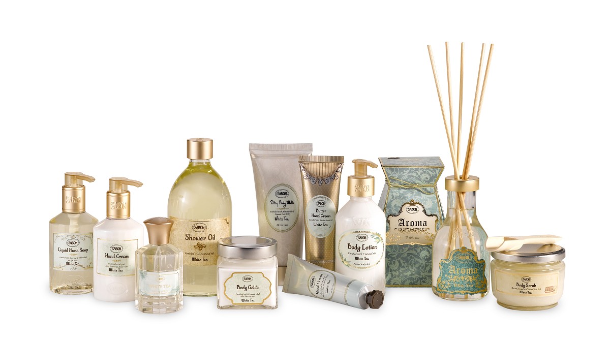 sabon white tea