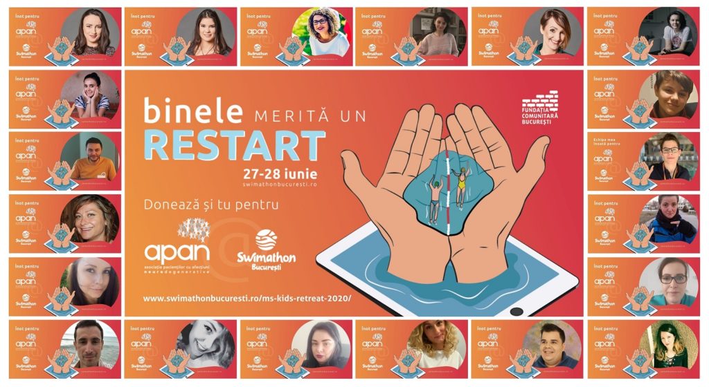Endorfine de la bine – fundraising prin înot