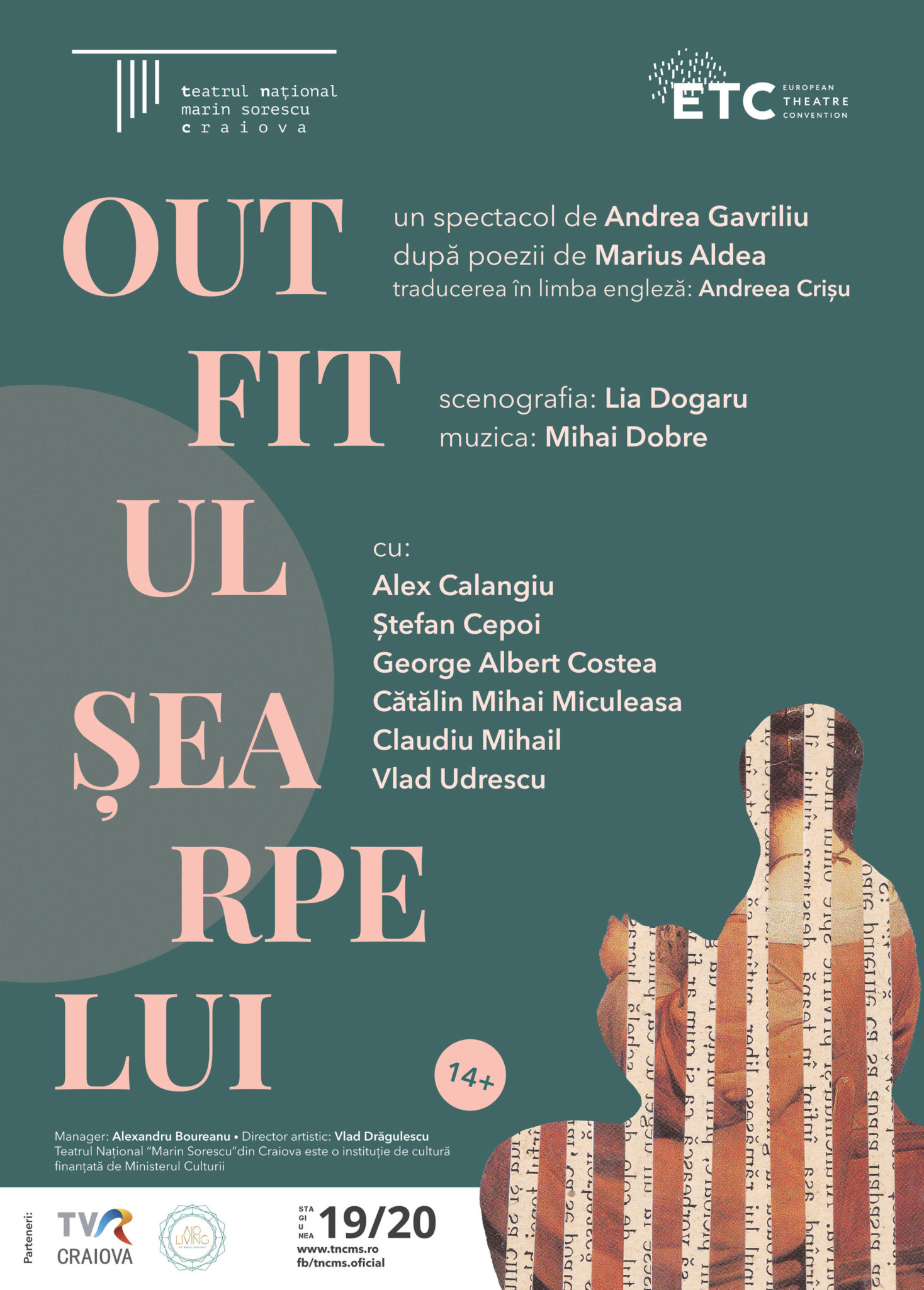 „Outfitul Șearpelui”, la Teatrul Național “Marin Sorescu” din Craiova