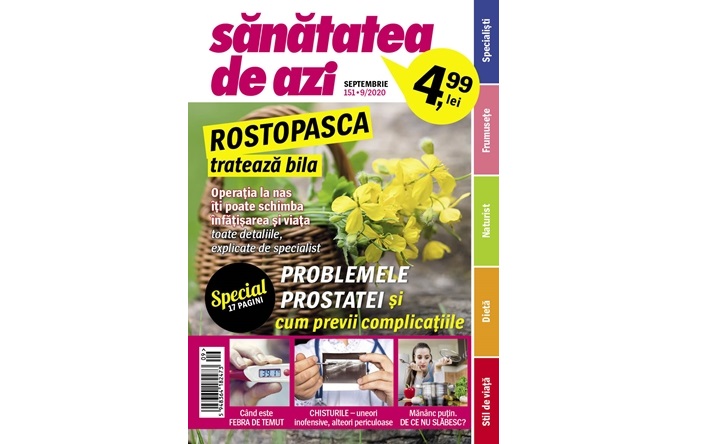 sanatatea de azi septembrie 2020