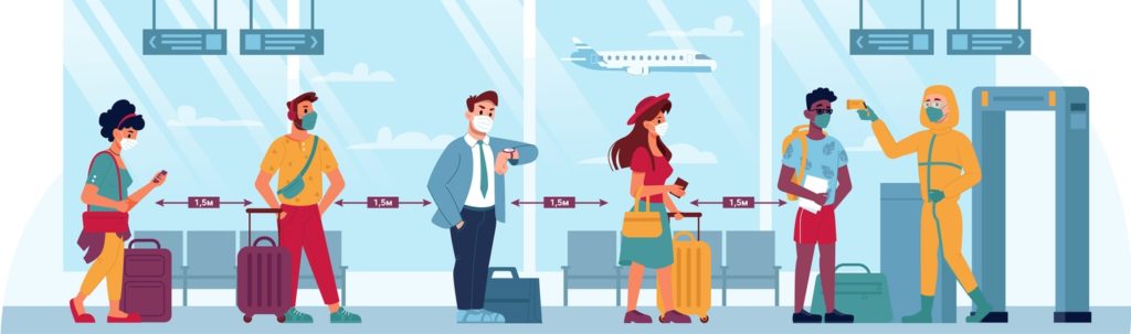 vacanta pandemie covid aeroport