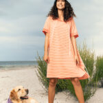 Rochie din bumbac oranje_99,99Lei Rochie din bumbac oranje_99,99Lei