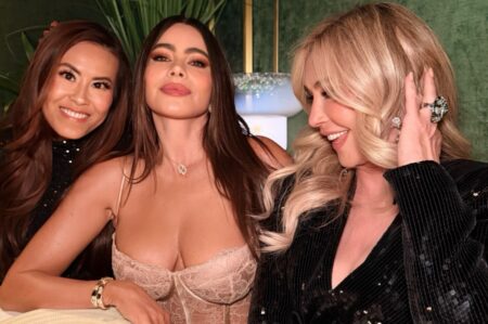 Românca Anastasia Soare, zi de naștere cu invitați celebri. Sofia Vergara a captat atenția tuturor cu o ținută nude cu paiete, cu decolteu generos