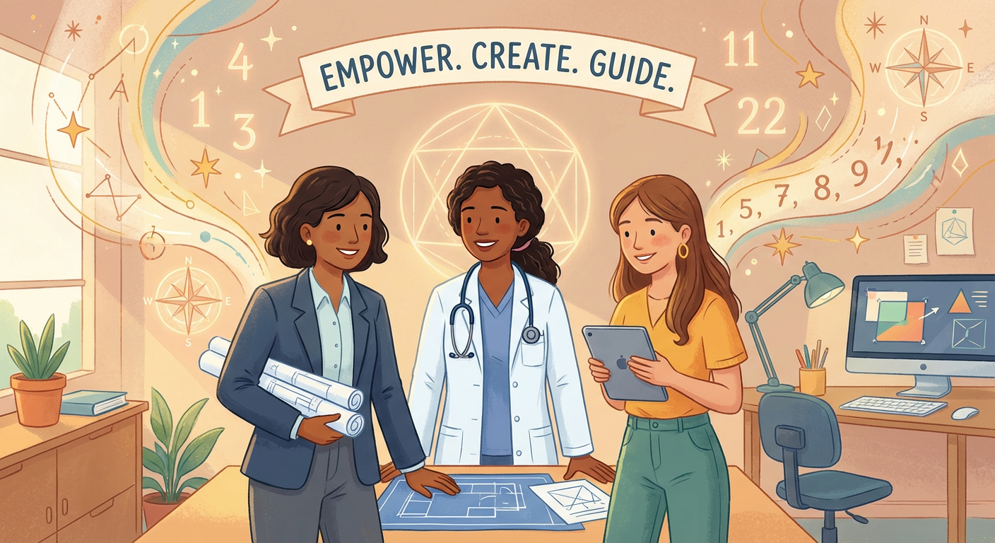 Ce meserie ți se potrivește în funcție de cifra destinului. Sursa foto: Femeia/ AI