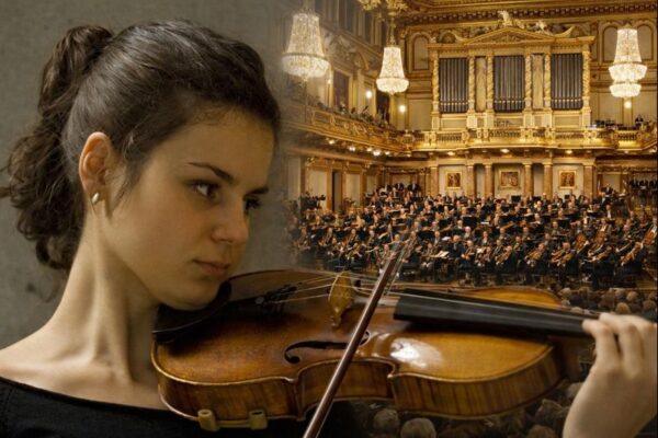 Femei celebre: Adela Frăsineanu, violonista de origine română din orchestra filarmonicii de la Viena 