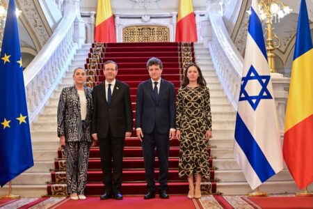 Gestul făcut de Isaac Herzog imediat după sosirea la Cotroceni. Cum i-a surprins pe Mirabela Grădinaru și Nicușor Dan