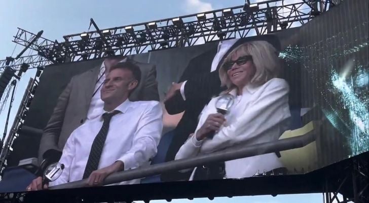 brigitte macron concert