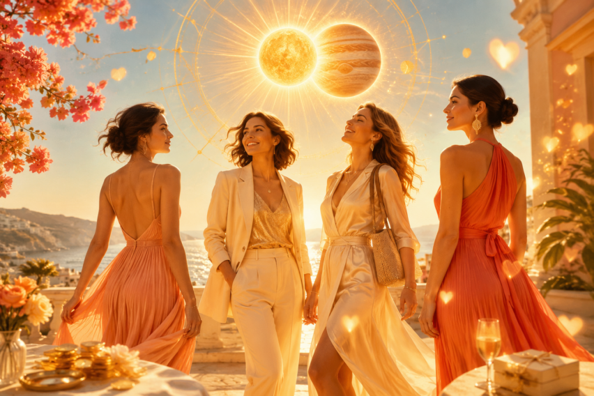 După conjuncția Soare-Jupiter, 4 zodii intră într-o perioadă de aur. Banii și iubirea se pot schimba până la finalul verii