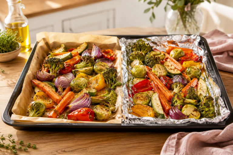 folie de aluminiu hartie de copt legume