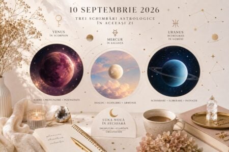 Trei schimbări astrologice au loc în aceeași zi. De ce 10 septembrie poate schimba complet tonul începutului de toamnă
