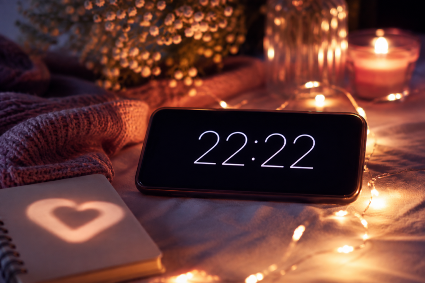 Te uiți des la ceas la ora 22:22? Ce semnificație poate avea în dragoste