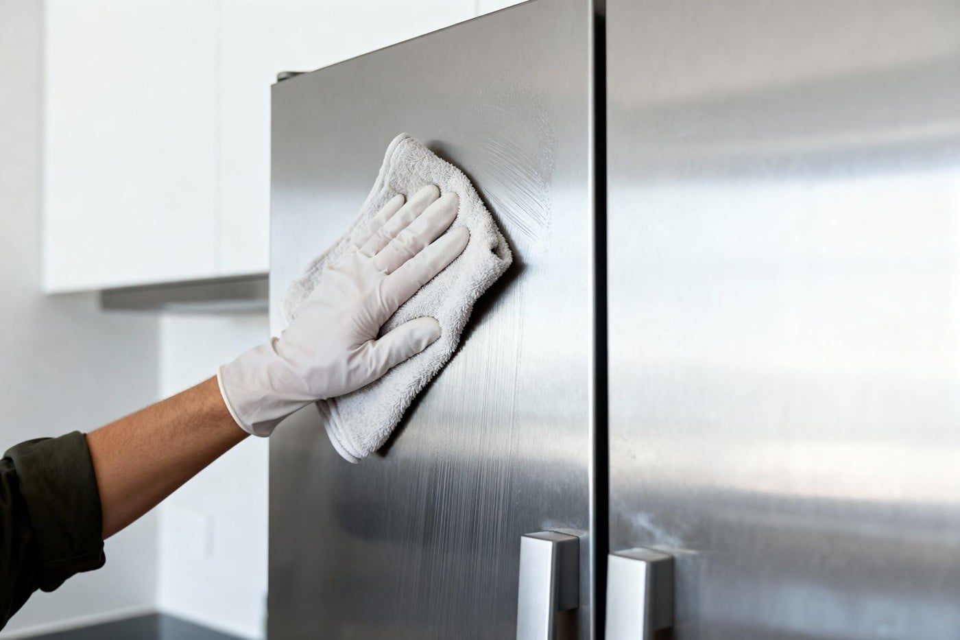 Cum cureți frigiderul din inox fără să rămână nicio urmă. Trucul simplu care îi redă luciul