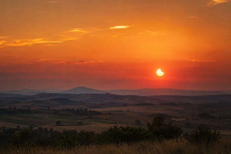 Află de unde se poate vedea cel mai bine, în România, eclipsa de soare (Sursa foto: caracter ilustrativ, generată cu AI/Femeia.ro)