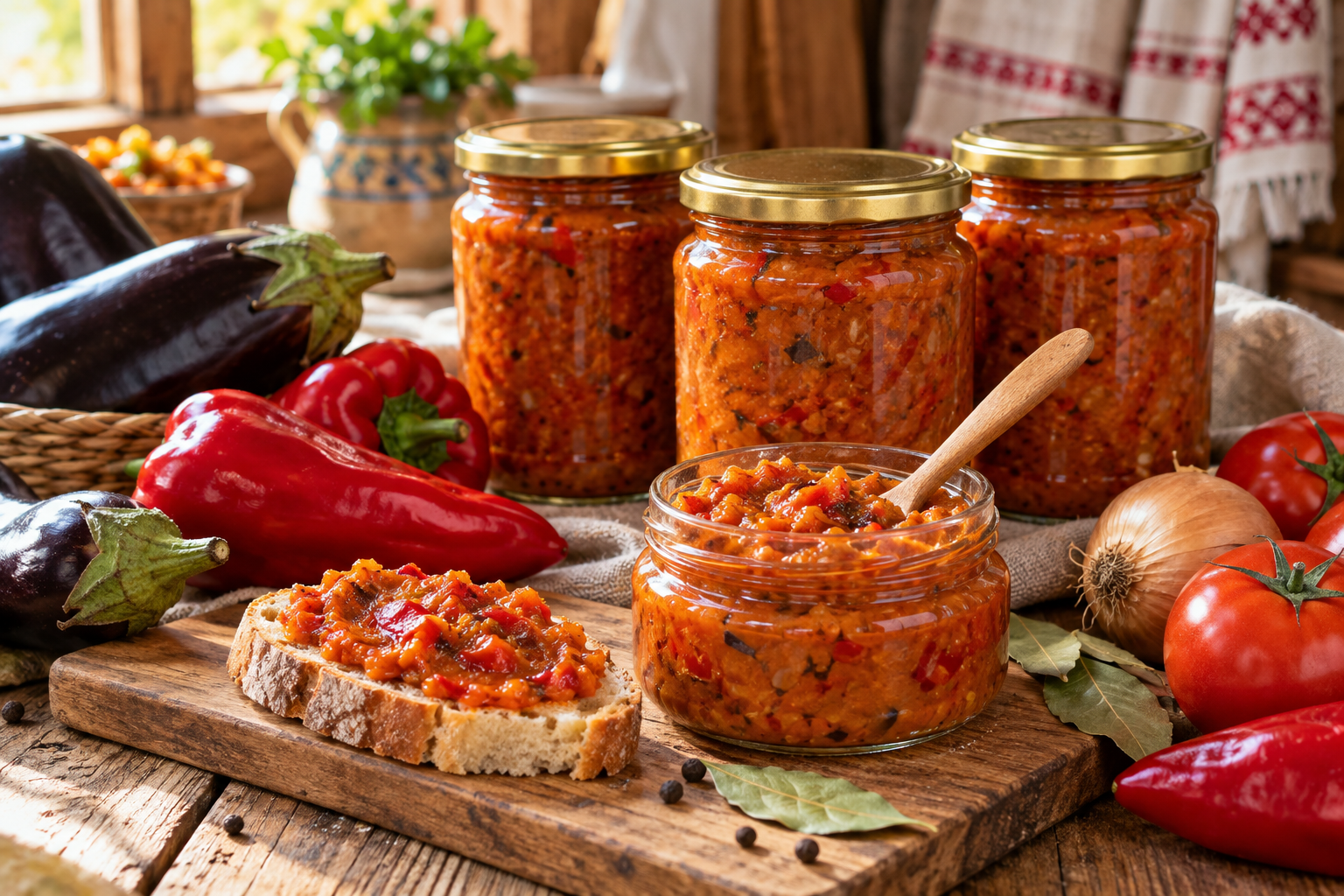 Ce se pune în zacuscă pentru a rezista peste iarnă. De ce aspirina și stratul de ulei nu sunt suficiente