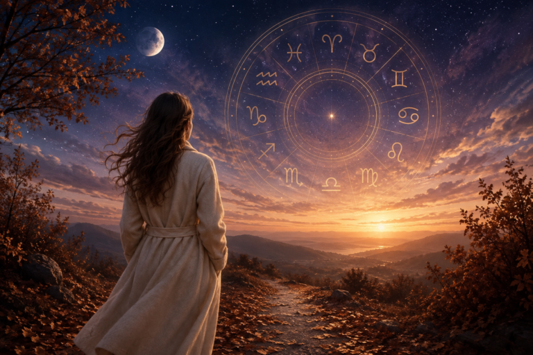 Horoscop octombrie 2026 pentru toate zodiile: previziuni despre dragoste, bani și sănătate. Cine poate lăsa în urmă o perioadă grea și ce se schimbă. (Imagine cu caracter ilustrativ, generată cu AI, concept Femeia.ro)