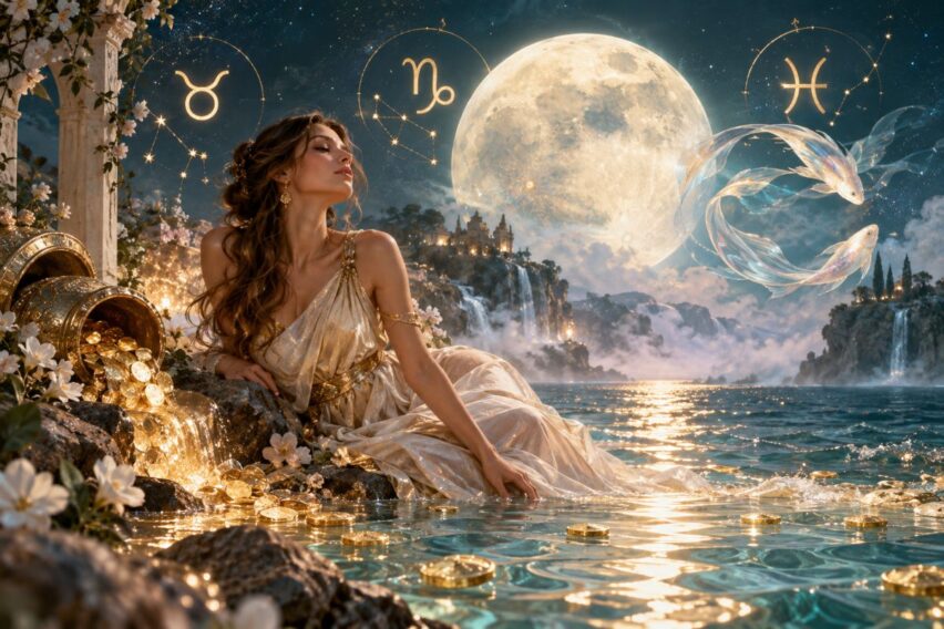 Luna intră în Pești pe 24 septembrie și aduce prosperitate. Cele 3 zodii care vor avea parte de oportunități financiare, potrivit astrologilor