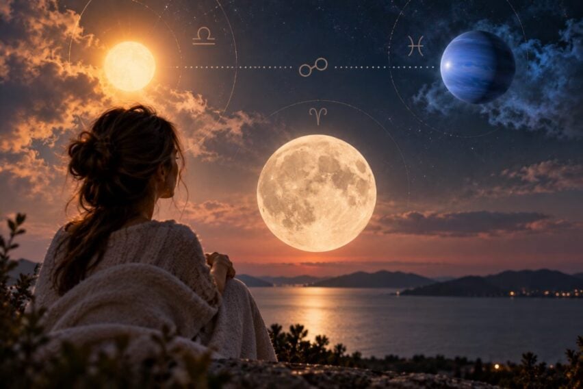 Cu doar câteva ore înainte de Luna Plină, Soarele intră în opoziție cu Neptun. De ce 26 septembrie poate fi o zi complicată