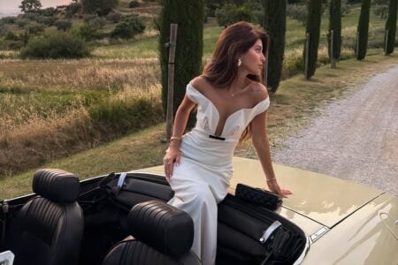 Cum a arătat rochia de mireasă purtată de Valerie Lungu. O singură fotografie de la nunta secretă cu Alex Gîlcă a ajuns la public